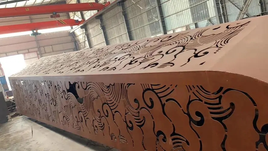 保亭耐候钢灯柱